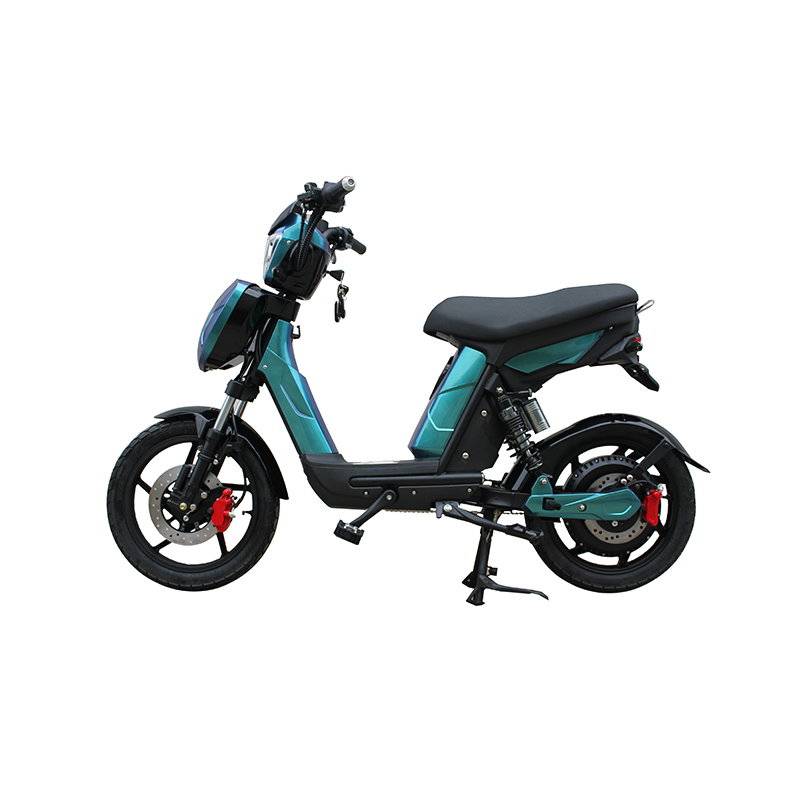 Hoe verhoudt het veersysteem van de elektrische scooter (enkel versus dubbel) zich tot concurrerende modellen wat betreft comfort op oneffen terrein?